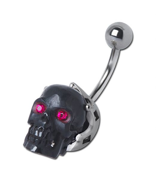 PIERCING OMBLIGO CON CRÁNEO